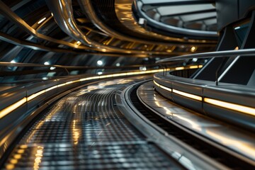 Obraz premium Company conveyor system