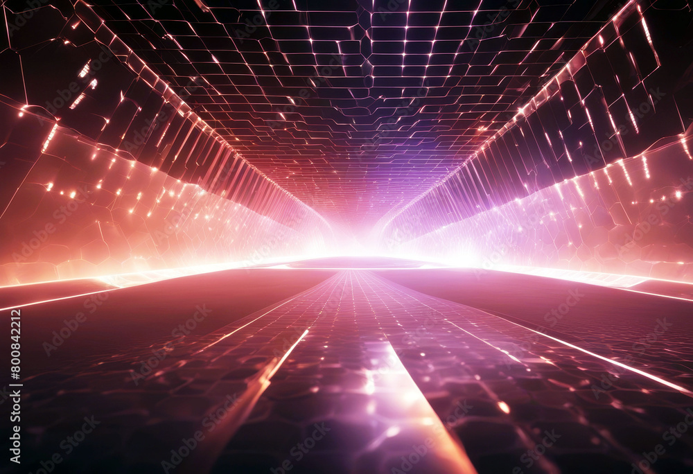 Poster 'blur motion pov technology speed high abstract grids hexagon graphs digital graph grid hologram tec