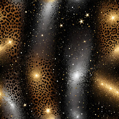 glitter leopards patterns