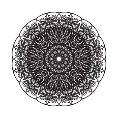decorative concept abstract mandala illustration. EPS 10