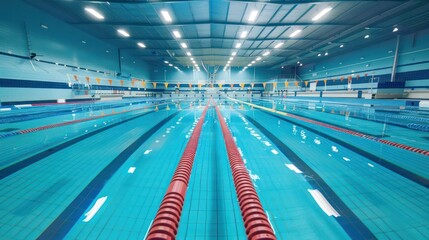 large Olympic swimming pool 