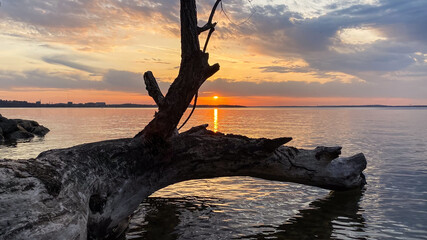 Sunset Over Lake Mendota in Madison Wisconsin