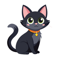 Bombay cat cartoon animal illustration