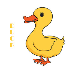 Duck cartoon  character