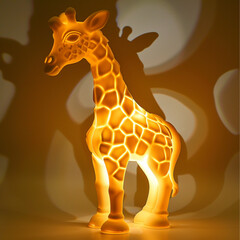 giraffe shaped night light