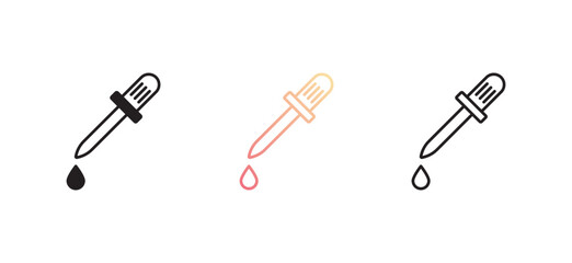 Blood Drop icon design with white background stock illustration