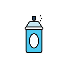 Spray Paint icon design with white background stock illustration