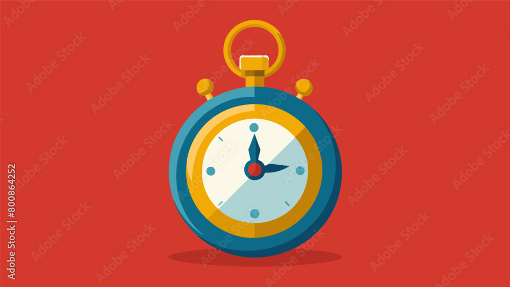 Aufkleber a pocket watch set to the current time representing the passing of time and the journey towards achi