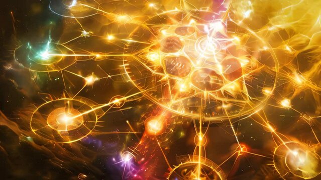 A fantasy visualization of the Tree of mystical Kabbalah