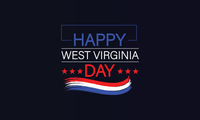 Spread Cheer with Text Illustration for West Virginia Day