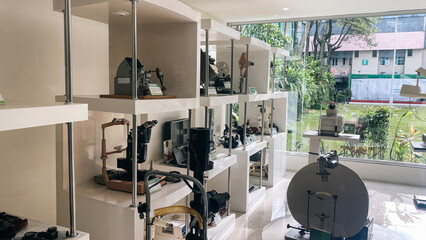 Ophthalmic equipment. Medical laboratory exhibition.	