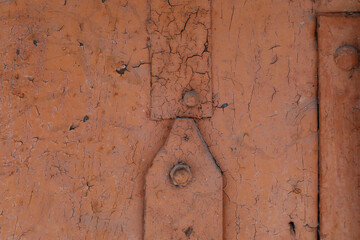 Iron, rusty texture.
