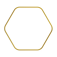 Fototapeta premium Frame gold 3d