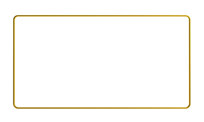 Fototapeta premium Frame gold 3d