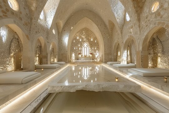 The Quartz-Shrouded Monolith: An Ethereal Cathedral of Light