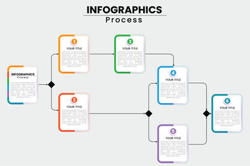 Infographic design presentation business infographic template