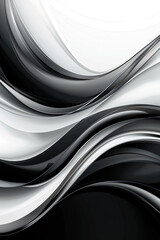 Graphite and silver wave abstract background, modern and sophisticated for tech-oriented designs
