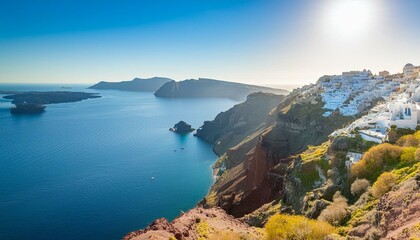 Santorini, Greece: Famous for its whitewashed buildings, blue-domed churches, and dramatic cliffs...