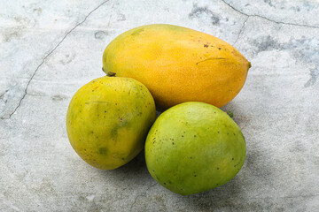 Fresh sweet and juicy mango heap