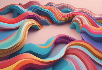 colorful 3D background