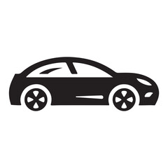 Car icon vector on trendy style design