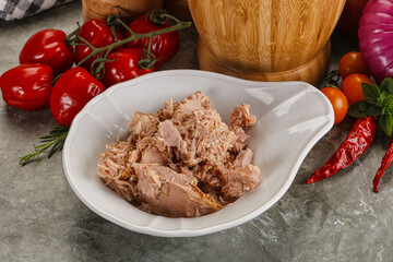 Canned tuna fish for salad