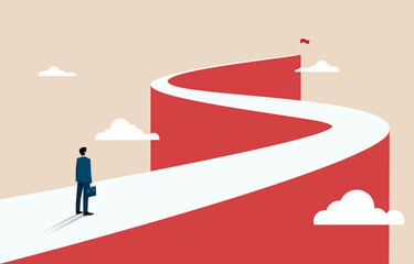 Business goal and vision concept