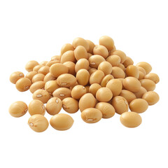 Soy beans isolated on transparent background