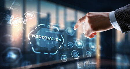 Negotiations and discussion of business strategies