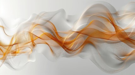 Modern illustration of modern abstract luxury golden lines on white background.