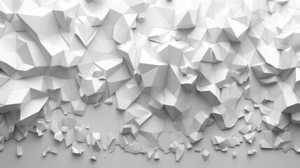 Gradation geometric background in white and gray. Modern illustration. Background used as transparency layer.