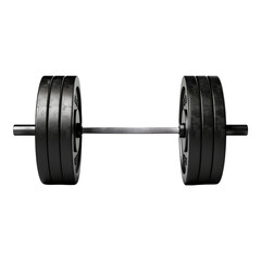 Weight lifting isolated on transparent background