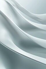 White wavy smooth abstract background
