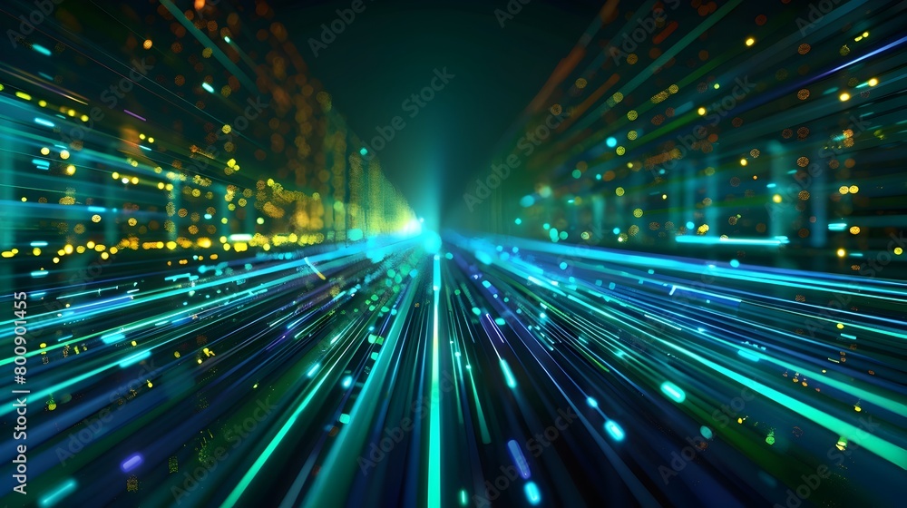 Poster fast data transfer network of a smart citys digital infrastructure