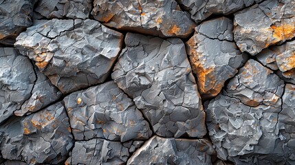 Light gray rock backdrop. Grunge banner with gray background. Abstract stone background. Texture of the stone wall. Close-up.