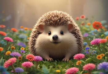 hedgehog in the grass