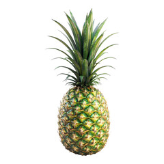 Pineapple isolated on transparent background