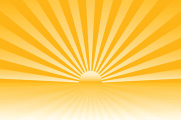 Vector Sunburst Pattern Background for Summer Banner