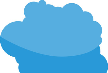 Blue Cloudscape Illustration