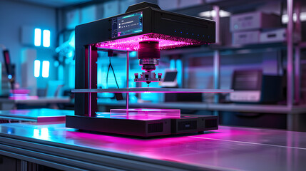 Fototapeta premium 3D Holographic Printer