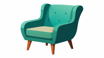 armchair chair lat style, Isolated on white background Vector illustration with white background
