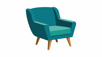 armchair chair lat style, Isolated on white background Vector illustration with white background