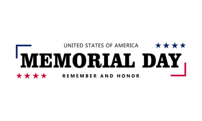 Memorial Day USA Flag Background