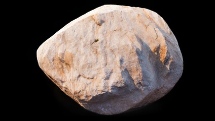 Rock isolated on a transparent background.