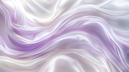 soft swirling patterns of pearl white and lavender, ideal for an elegant abstract background