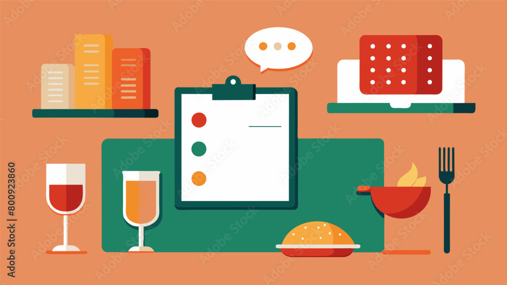 Poster a restaurant with menus available in multiple formats including braille and audio for individuals wi