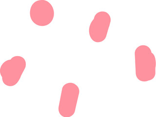 Pink footprint