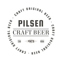 Collection retro beer badge vector design in eps 10