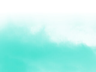 Teal Transparent Smoke Overlay 