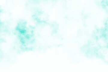 Teal Cloud  Transparent Smoke Overlay 